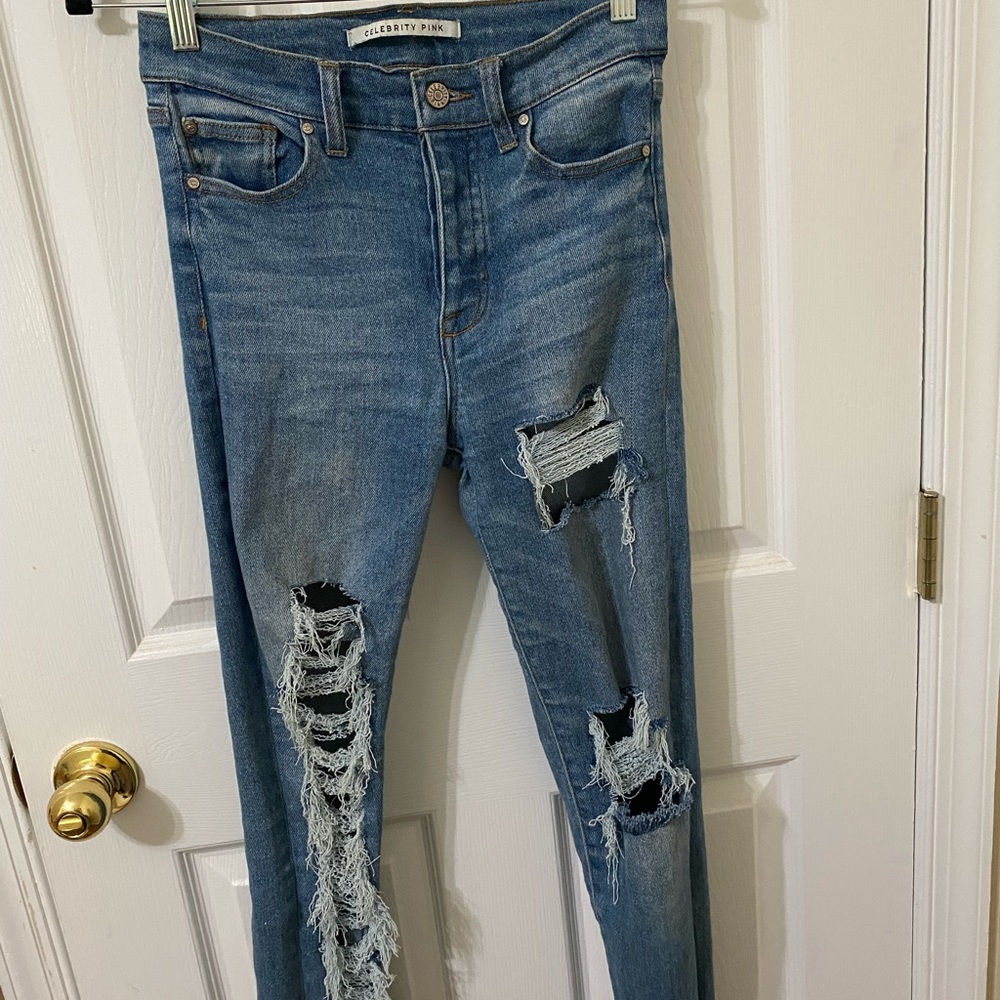 Celebrity Pink Ripped Jeans
